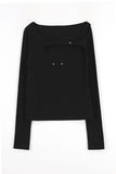 Noi Button Round Tee