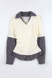 Rolling layered shirt