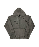 Vintage Damage Hooded Zip-Up