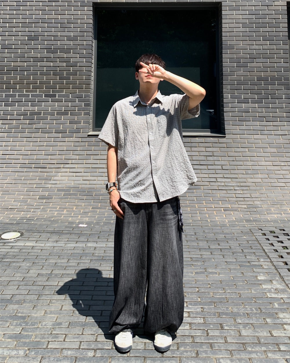【KOOLOSET】Bolt Check Short Sleeve Shirt KOOLOSET (クロゼット) - ボルトチェック半袖シャツ / Bolt