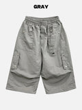 Pore Rivet Crop Bermuda Pants