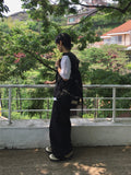 Mate diagonal hood vest