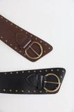 Layer wide studded belt