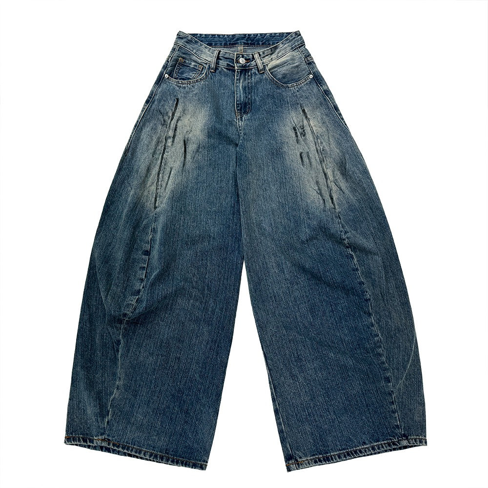 【YOURNUS】Machete Washing Curved Denim YOURNUS (ユアノス) - マチェーテウォッシュ加工カーブデニム