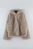 Devil Half Hood Fur Jacket