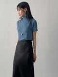 Tom Ribbed Mockneck Half T-Shirt