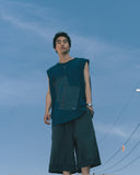 [AG] Open Dart Patch Sweat Half Pants
