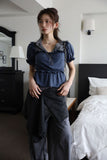 Muir Stud Pintuck Slacks