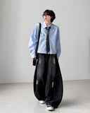 Bezel Balloon Wide Denim