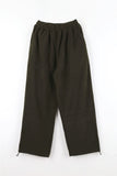 Back pocket color matching fleece pants