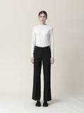 [Premium] Pudding Wool Silk Layered Long Sleeve T-shirt