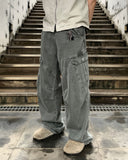 Deep Dyeing Cargo Pocket Pants