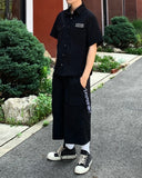Nylon Cargo Pocket Bermuda Pants