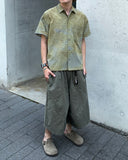 Garments Washed Cut Bermuda Pants