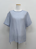 Yoru Belted Half Blouse