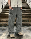 Deep Dyeing Cargo Pocket Pants
