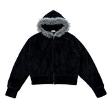 Bless Fur Hood Zip-up
