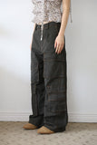 Color Stitch Cargo Cotton Pants