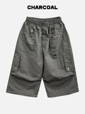 Pore Rivet Crop Bermuda Pants