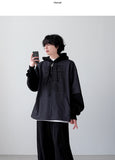 Kanami Color Matching Layered Hoodie