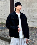 Washed Cotton Crop Jacket
