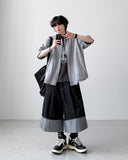 Non-Fade Roll-Up Bermuda Denim