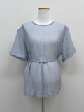 Yoru Belted Half Blouse