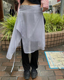 VEIL WRAP SKIRT
