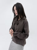 MUFFLER BLEND BLOUSE