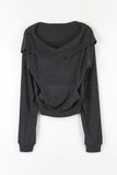 Pie Drape Hoodie