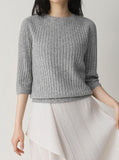 [Premium] Whole Garment Moare Rib Knit
