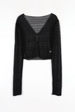 Watery Crop Cardigan
