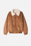 Suede fur lining mustang jacket