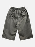 Pore Rivet Crop Bermuda Pants