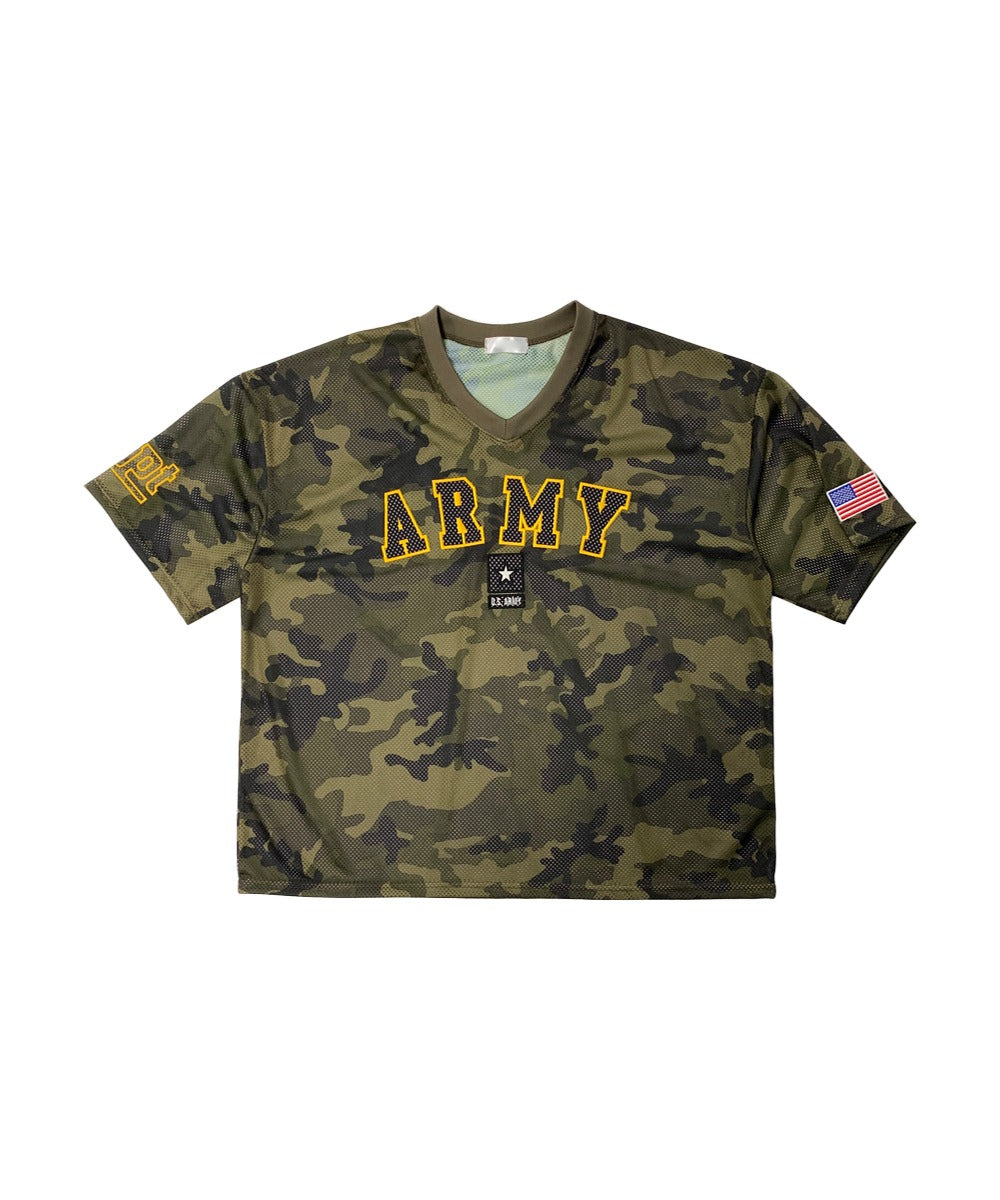【KOOLOSET】ARMY Camo Mesh Short Sleeve Tee KOOLOSET (クロゼット) - アーミーカモメッシュ半袖Tシャツ