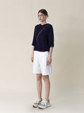 [Premium] Whole Garment Brule Hood Short Sleeve Knit