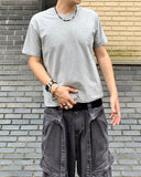 Core Plain Crop Short Sleeve T-shirt