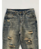 Flare Destroyed Denim