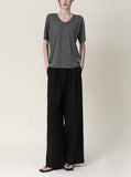 Linen Blend Short Sleeve T-Shirt
