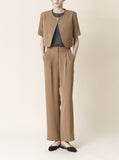 [Premium] Button Linen Jacket & Slacks Set