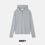 Gunner Henleyneck Hood Long Sleeve