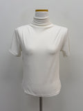 Tom Ribbed Mockneck Half T-Shirt