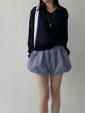Summer Viscose V-neck Overfit Knit