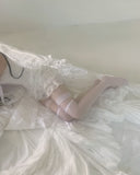 [only suzen] Temer lace ribbon dress