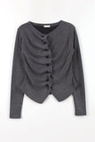 Eco shirring cardigan