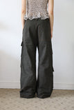 Color Stitch Cargo Cotton Pants