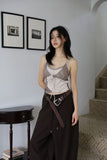 Lenny lace blanc sleeveless