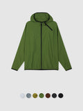 Mate diagonal hood windbreaker