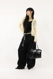 Bohemian Studded Black Pants