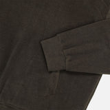 Fleece crop pullover hood